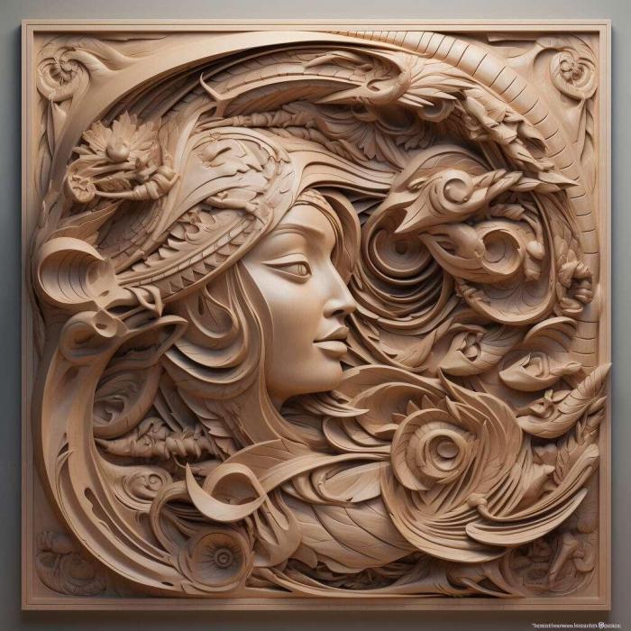 نموذج ثلاثي الأبعاد لآلة CNC 3D Art 